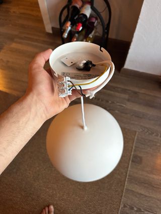 Lámpara Suspensión Domo Beige