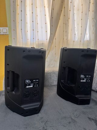 Par de altavoces TheBox PA110 (Negros).