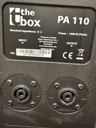 Par de altavoces TheBox PA110 (Negros).