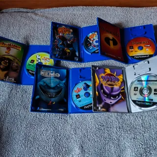 Lote 5 Juegos PS2 Infantiles Completos