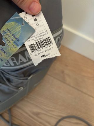 Botas de pre-sky grises styl grand