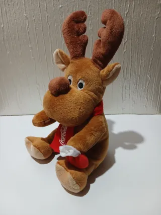 Peluche Reno Coca-Cola 25cm