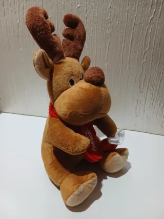 Peluche Reno Coca-Cola 25cm