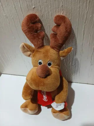 Peluche Reno Coca-Cola 25cm