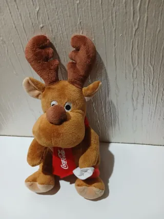 Peluche Reno Coca-Cola 25cm