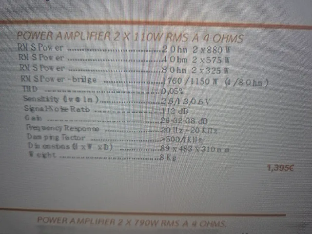 Etapa VMB PX-1600 Profesional