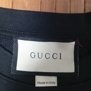 Felpa Gucci uomo nera