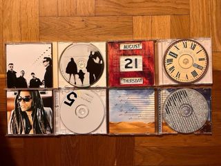 Lote 4 CDs Rolling Stones U2 Oasis Lenny Kravitz
