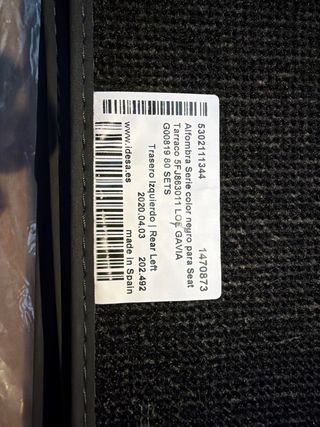 Alfombrillas Seat Tarraco