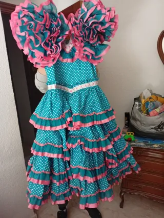 Vestido Gitana Niña 10 Años