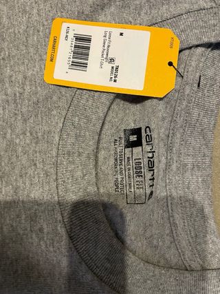 Carhartt K126 Camiseta Manga Larga Gris