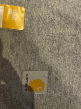 Carhartt K126 Camiseta Manga Larga Gris