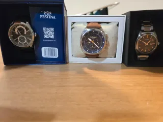 Reloj Timberland Cronógrafo Azul Correa Marrón