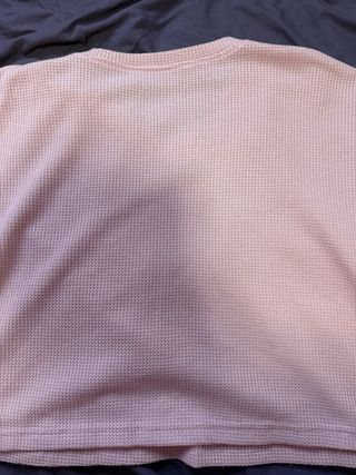 Jersey rosa manga larga