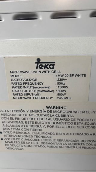 Microondas Teka