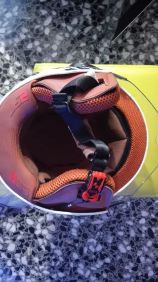 Casco Moto blanco Perla