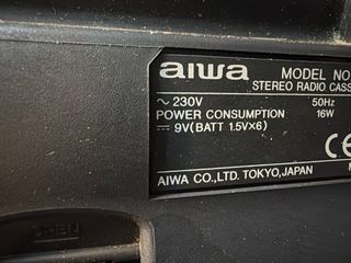 Aiwa CS-W520 Radio Cassette Doble