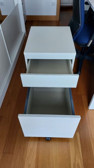 Cajonera escritorio con ruedas Ikea MALM