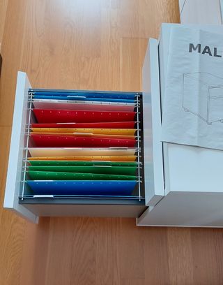 Cajonera escritorio con ruedas Ikea MALM
