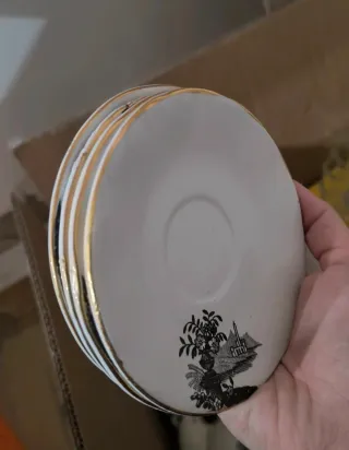 Juego café La Cartuja Pickman porcelana