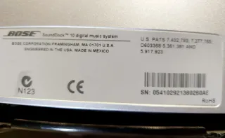 Bose SoundDock 10 + Bluetooth