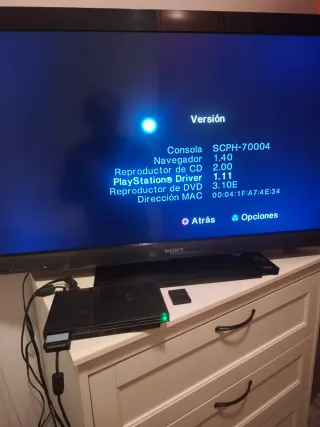 Consola PS2 Slim Negra + 2 Mandos + Juegos