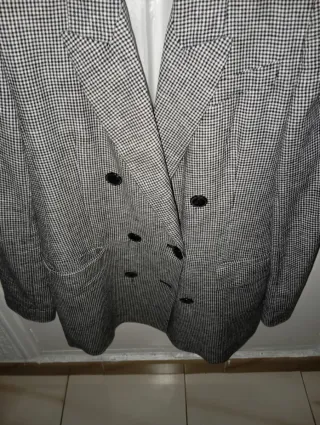 Blazer cuadros Zara Mujer Talla XS