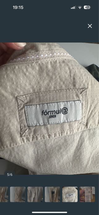 Chaleco/blusa Formula Joven Talla L