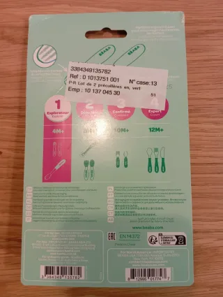 Set 2 cucharas iniciación bebé Béaba