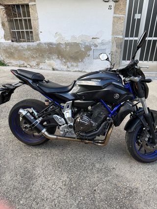 Yamaha MT-07 Race Blue 2014 (limitable para el A2)