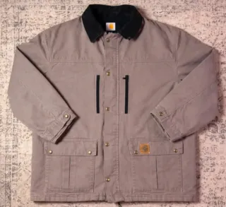 Rare Vintage Carhartt Cement Chore Barn Coat xxl