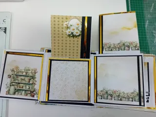 Álbum scrapbooking decorado