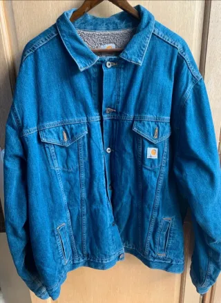 Carhartt Denim Trucker Sherpa Jacket 3xl