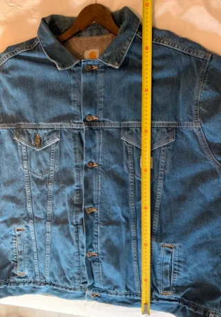 Carhartt Denim Trucker Sherpa Jacket 3xl