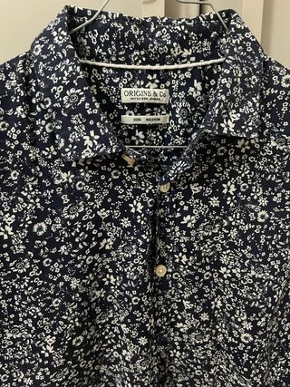 Camicia Origins & Co a fiori taglia M