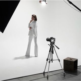 Trípode Cámara con Soporte para Teléfono Móvil