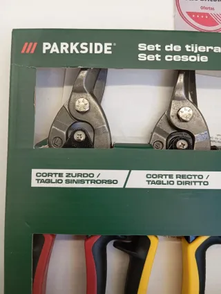 Set 3 Tijeras Cortachapas Parkside profesional