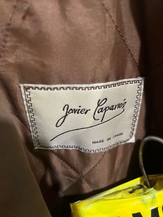 Abrigo Javier Caparrós Marrón