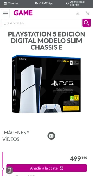 PlayStation 5 Digital Edition chasis E
