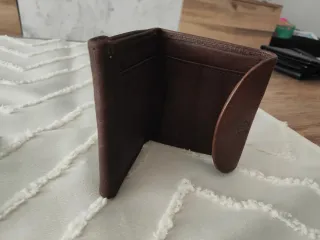 Monedero/Billetero Piel Marrón Nuevo