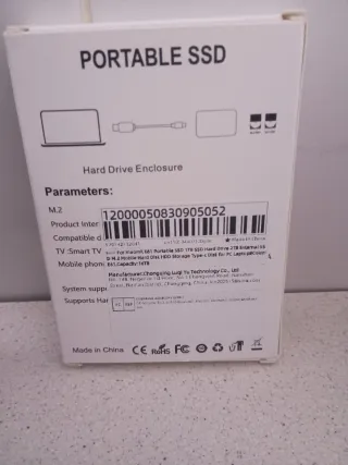 Disco Duro SSD Portátil 16TB USB 3.1