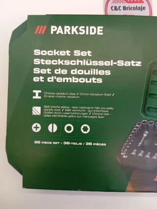 Parkside Set de Vasos 36 Piezas nievo