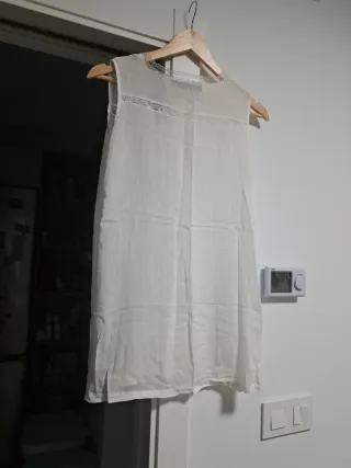 Blusa algodón blanca talla M