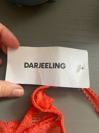 Sujetador Darjeeling naranja sin aros