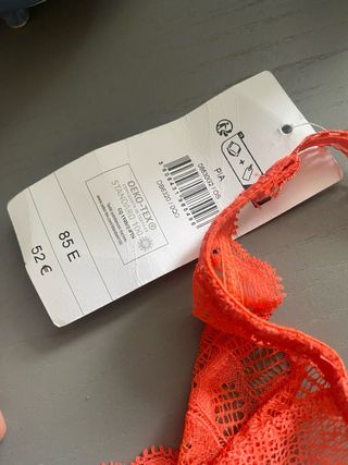 Sujetador Darjeeling naranja sin aros