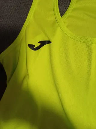 Camiseta Deportiva Tirantes Joma Mujer Amarillo