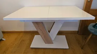 Mesa Comedor Extensible Blanca