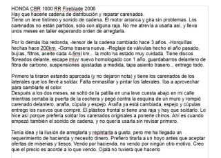 Honda CBR 1000 RR Fireblade 2006