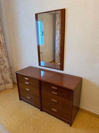 Conjunto 2 mesitas noche y cajonera