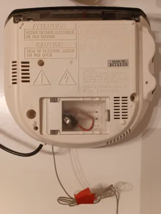 Radio Despertador Sony Beige/Negro